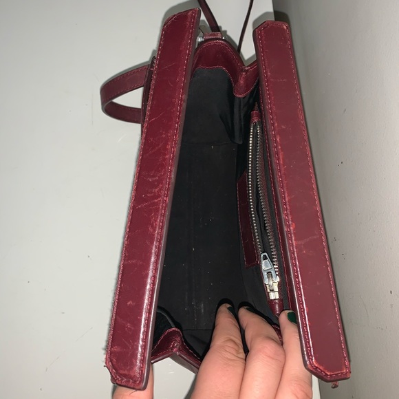 Alexander Wang Mini Chastity Oxblood Leather Xbody - Picture 8 of 14